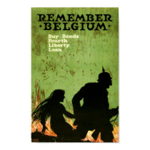 Remember Belgium Poster