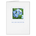 Remember Card: Sky Blue Forget-Me-Nots