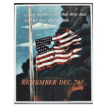 Remember Dec. 7th! Personalized Flyer