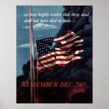 Remember December 7th Posters