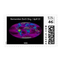 Remember Earth Day / April 22 Postage Stamp