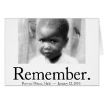 Remember Haiti Children Greeting Cards