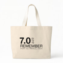 Remember Haiti Victims - 7.0 Earthquake Tote Bag