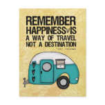 remember happiness postcard