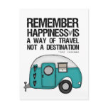 remember happiness postcard