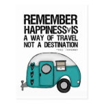 remember happiness postcard