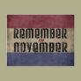 Remember in November