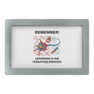 Remember: Learning Is An Iterative Process Synapse Belt Buckles