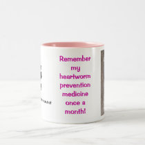 Remember my Heartworm Meds Coffee Mug