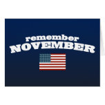 Remember November America Card