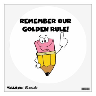 Remember Our Golden Rule Room Decal
