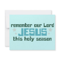 Remember Our Lord Jesus This Holy Season invitations by Parable Remember Our Lord Jesus This Holy Season invitations