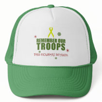 Remember Our Troops This Holiday Season hats