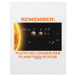 Remember: Pluto No Longer Has Planetary Status flyers