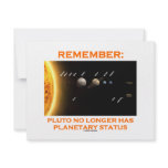 Remember: Pluto No Longer Has Planetary Status Invitation