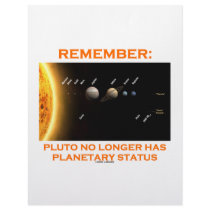 Remember: Pluto No Longer Has Planetary Status Letterhead Template