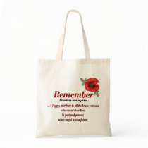 Remember Poppy bags