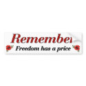 Remember Poppy bumper stickers by CanadianGear Remember Poppy bumper stickers