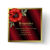 Remember Poppy buttons by CanadianGear Remember Poppy buttons
