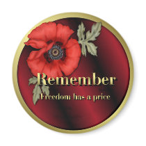 Remember Poppy Fridge Magnets