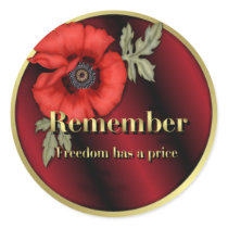Remember Poppy Sticker