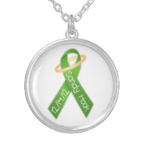Remember Sandy hook 12/14/12 green ribbon necklace necklaces