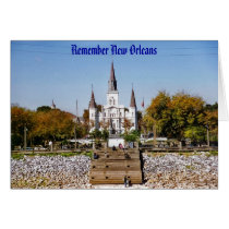 Remember St Louis Cathedral in New Orleans cards