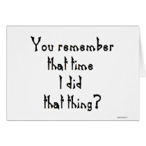 Remember that time cards
