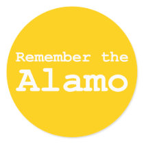 Remember the Alamo Gifts Stickers
