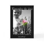 Remember the days greeting card