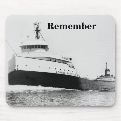 Remember: The Edmund Fitzgerald Mouse Mats by scenesfromthepast