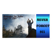 Remember The Fallen Customized Photo Card