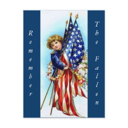 Remember The Fallen! postcard