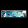 Remember the Great Auk Bumper Sticker