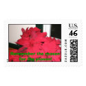 Remember the reason for the season! Poinsettas... postage