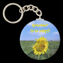 Remember to be happy! keychains