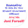 Remember , To Vote for Your Student Government ... Sticker Remember , To Vote for Your Student Government ... Sticker