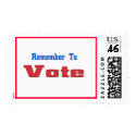 Remember to Vote postage