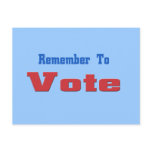 Remember to Vote postcards