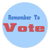 Remember to Vote stickers by DonnaGrayson Remember to Vote stickers