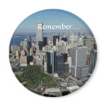Remember ~ Twin Towers View~ WTC NYC Manhattan Magnets