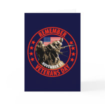 Remember Veterans Day Card