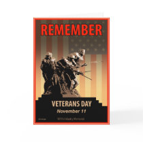 Remember Veterans Day Greeting Cards