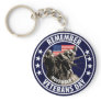 Remember Veterans Day Keychain