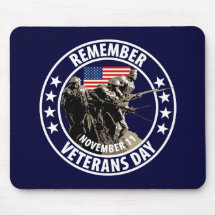 Remember Veterans Day Mousepads