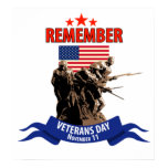 Remember Veterans Day Poster