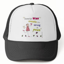 Remember Wine Counts As A Serving Of Fruit hats
