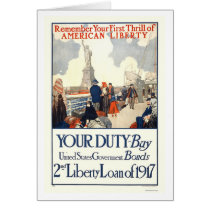 Remember your first thrill of American liberty ... cards