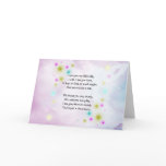 Rememberance card for baby or child