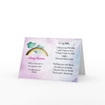 Rememberance card for baby or child